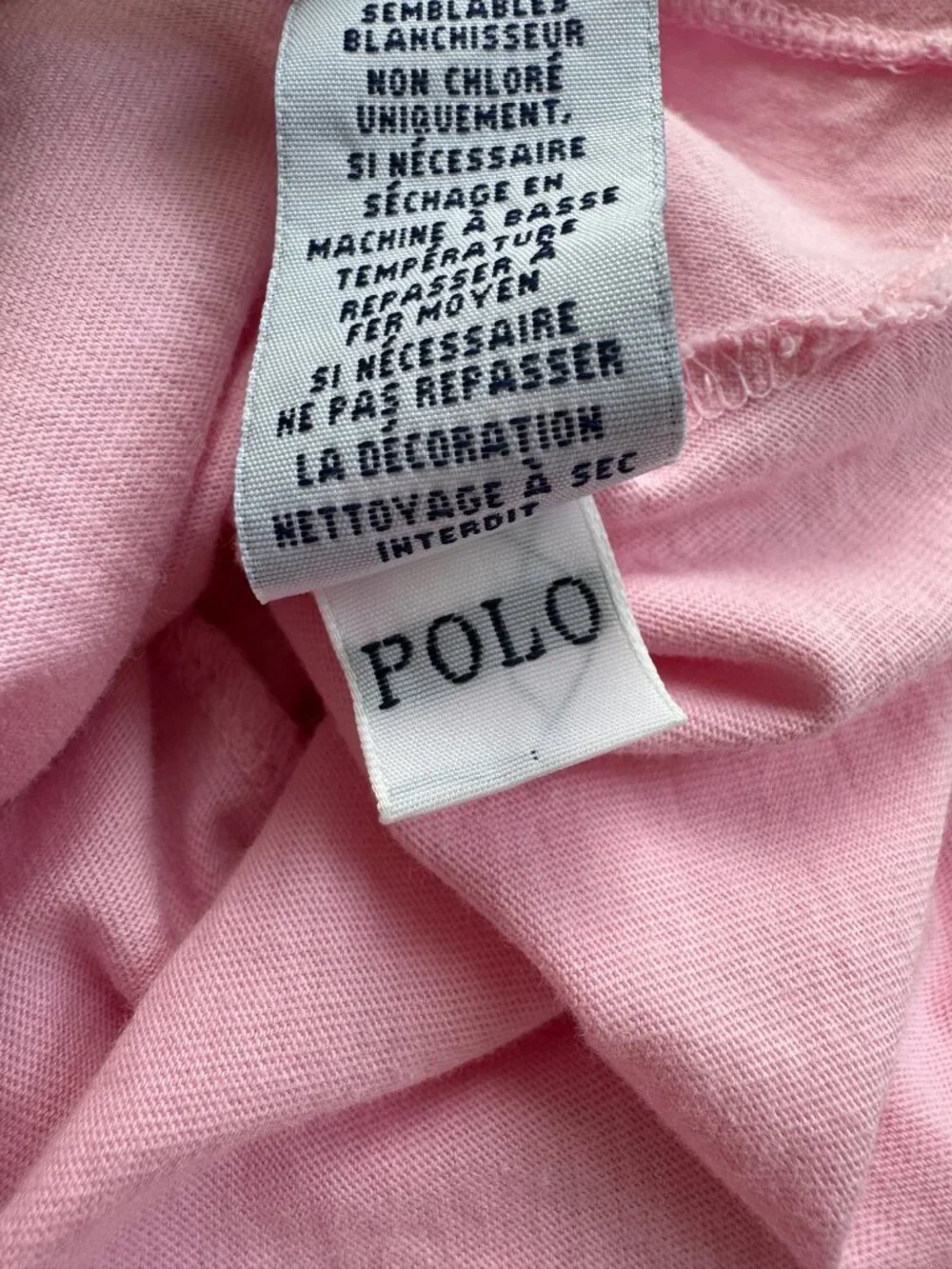 Polo Ralph Lauren Men’s Pink Cotton Pony Logo Crewneck T-Shirt XL